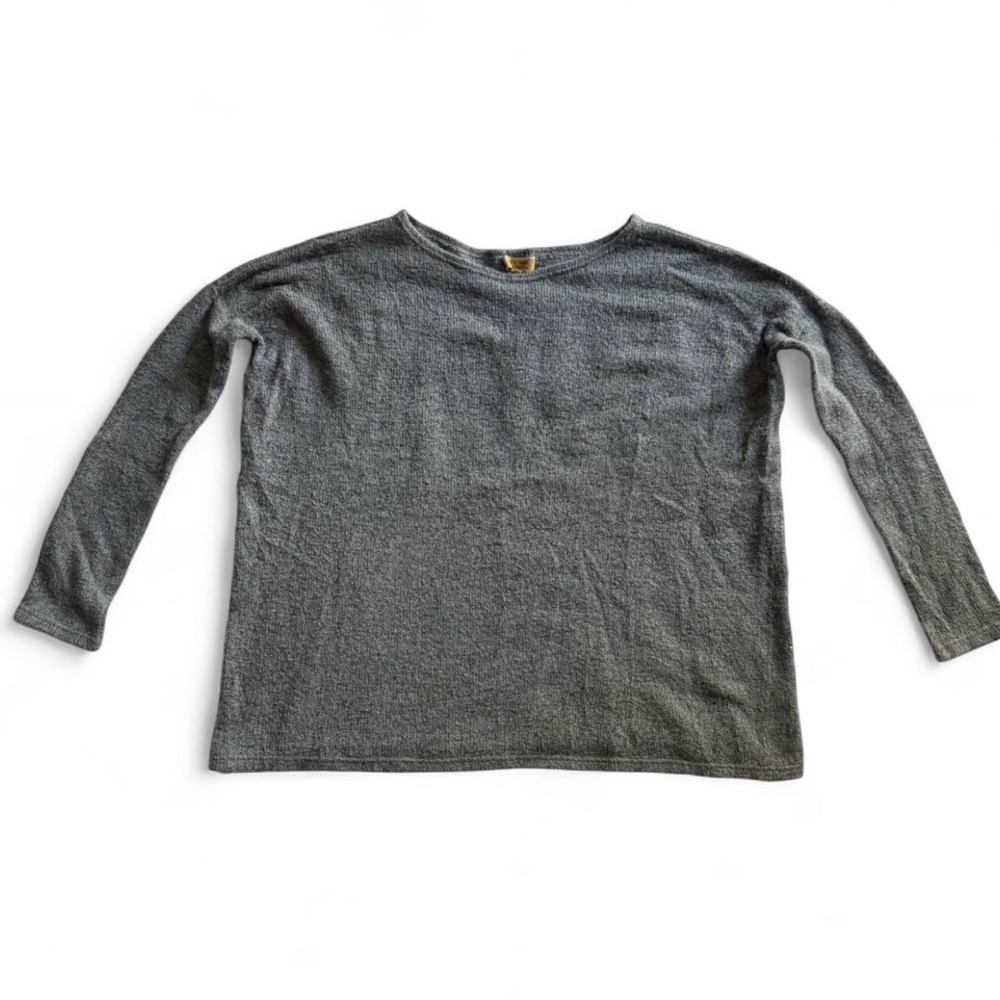 Piko 1988 Joyful Adventures Grey Knit Oversized Sweater Small